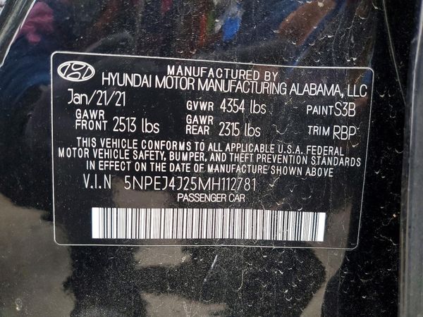 2021 HYUNDAI SONATA SEL Plus