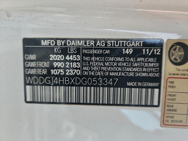 2013 MERCEDES-BENZ C-CLASS C250 — VINS