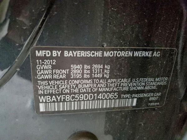 2013 BMW 750