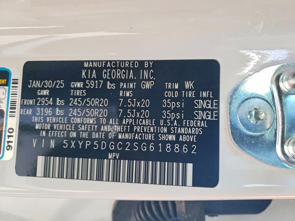 2025 KIA TELLURIDE