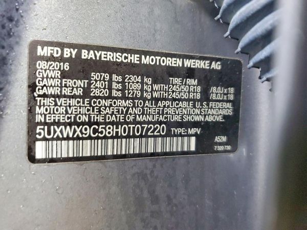 2017 BMW X3