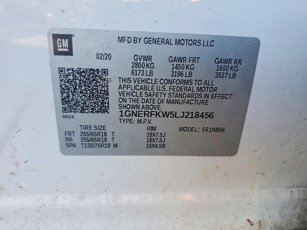 2020 CHEVROLET TRAVERSE LS