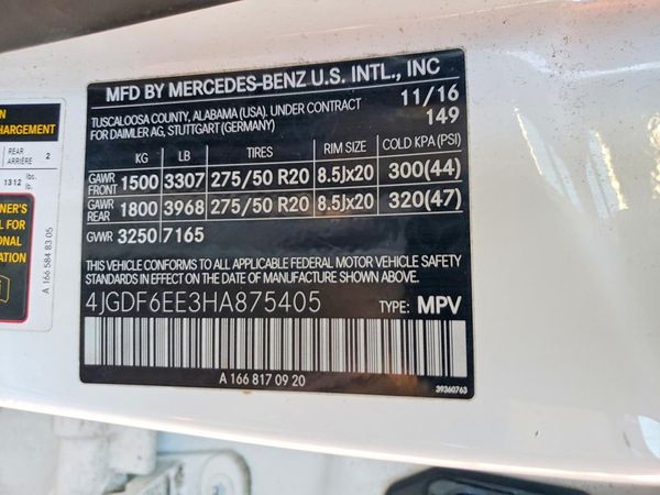 2017 MERCEDES-BENZ GLS GLS450-4M