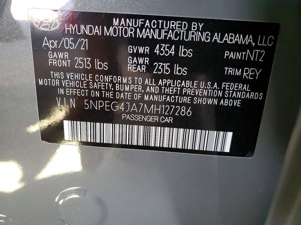 2021 HYUNDAI SONATA
