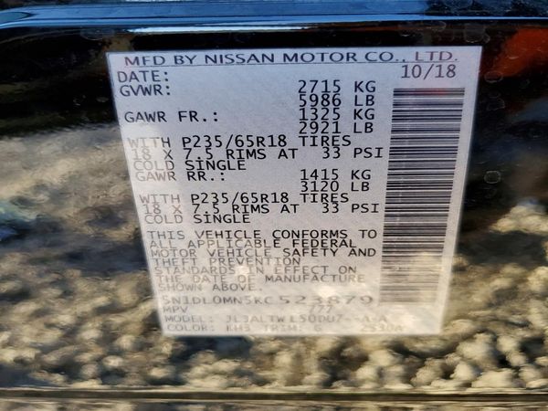 2019 INFINITI QX60