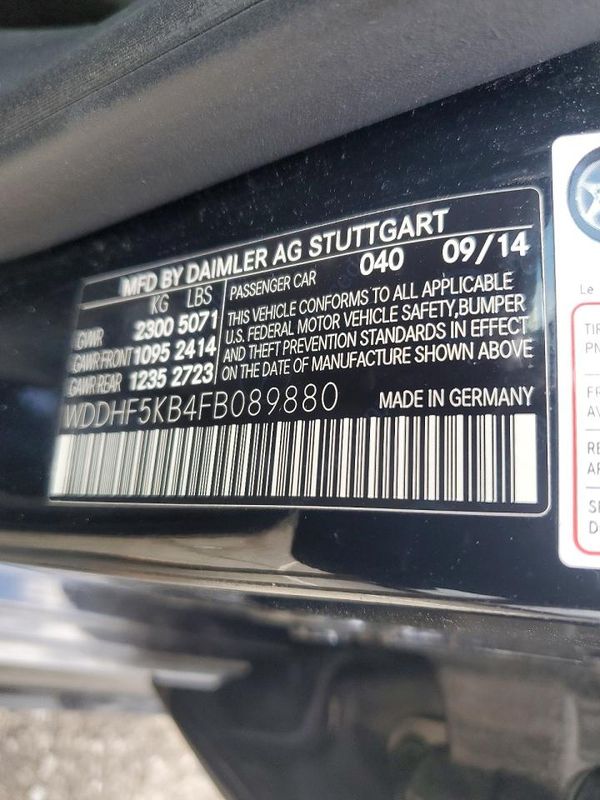 2015 MERCEDES-BENZ E E350