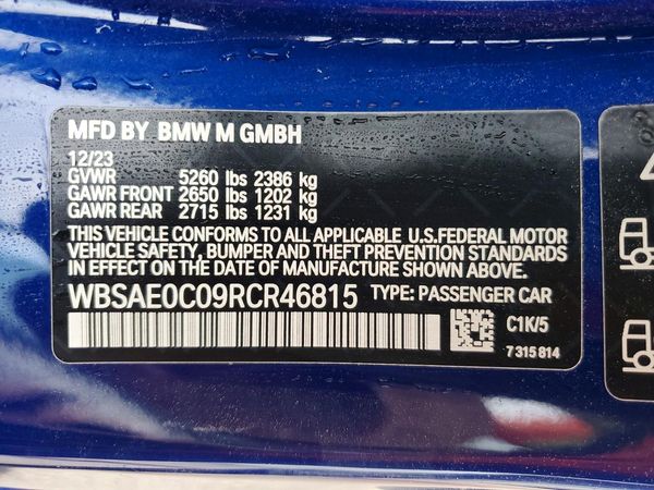 2024 BMW M8 M8 Competition