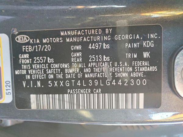2020 KIA OPTIMA LX, S, SE