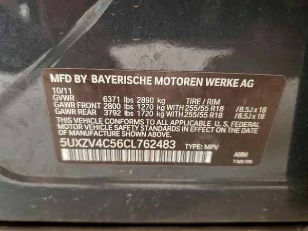2012 BMW X5