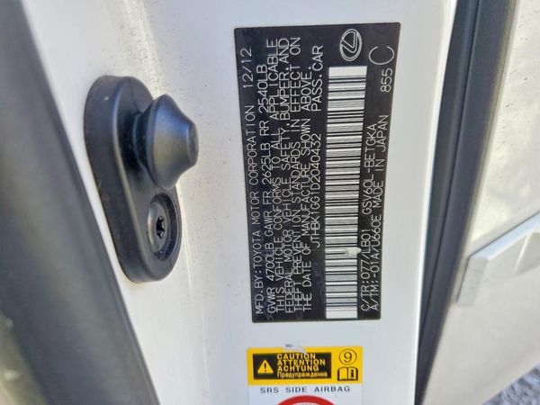 2013 LEXUS ES350 350 — VINS