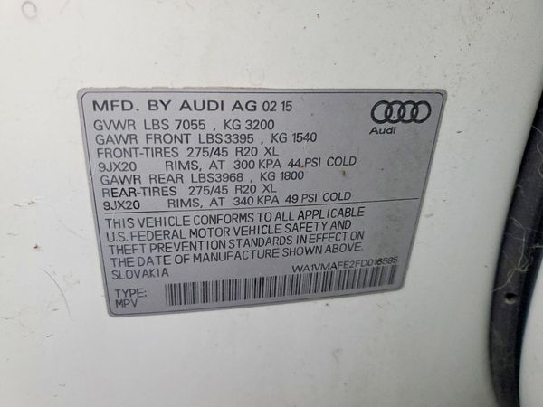 2015 AUDI Q7 Prestige