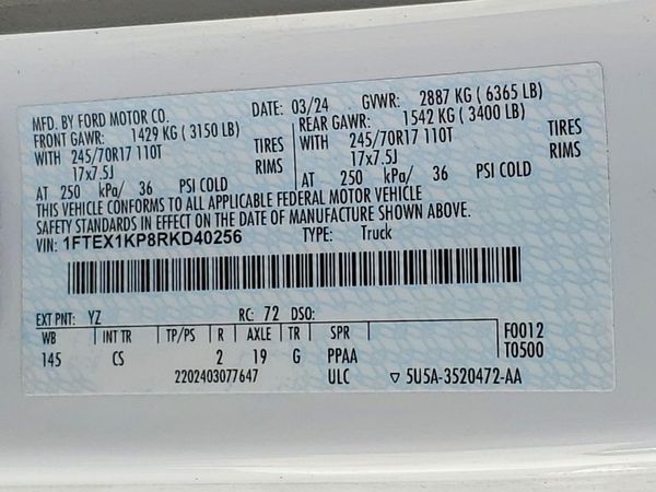 2024 FORD F150